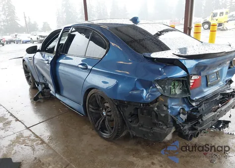 2015 BMW M5 from USA, damaged, VIN WBSFV9C53FD594729